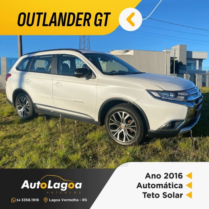 outlander 2.0 sport gls 16v flex 4p automatico 2016 lagoa vermelha