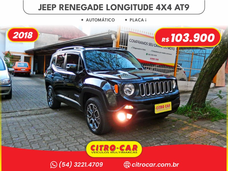 RENEGADE 2.0 16V TURBO DIESEL LONGITUDE 4P 4X4 AUTOMÁTICO