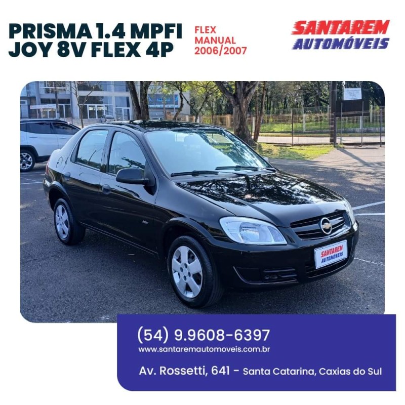 PRISMA 1.4 MPFI JOY 8V FLEX 4P MANUAL - 2007 - CAXIAS DO SUL