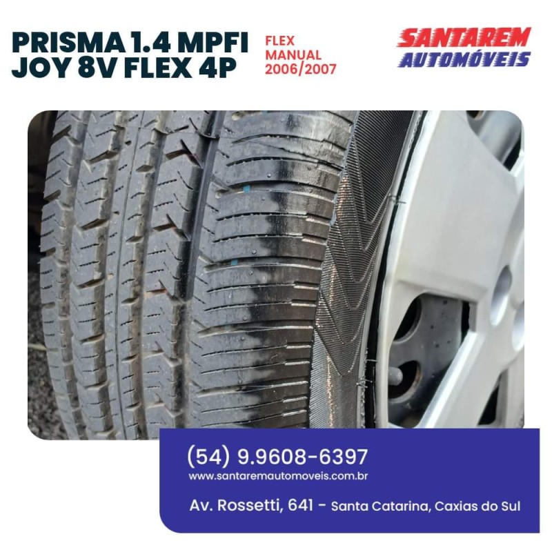 PRISMA 1.4 MPFI JOY 8V FLEX 4P MANUAL - 2007 - CAXIAS DO SUL