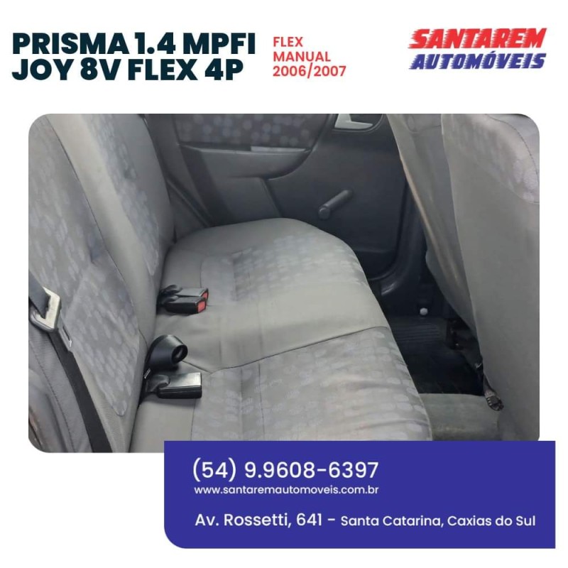 PRISMA 1.4 MPFI JOY 8V FLEX 4P MANUAL - 2007 - CAXIAS DO SUL