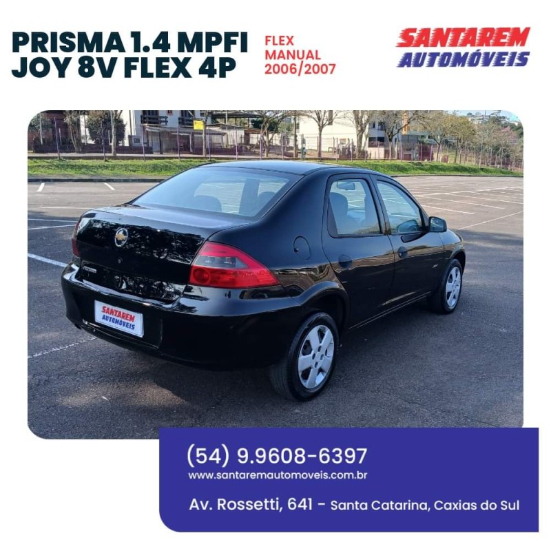 PRISMA 1.4 MPFI JOY 8V FLEX 4P MANUAL - 2007 - CAXIAS DO SUL