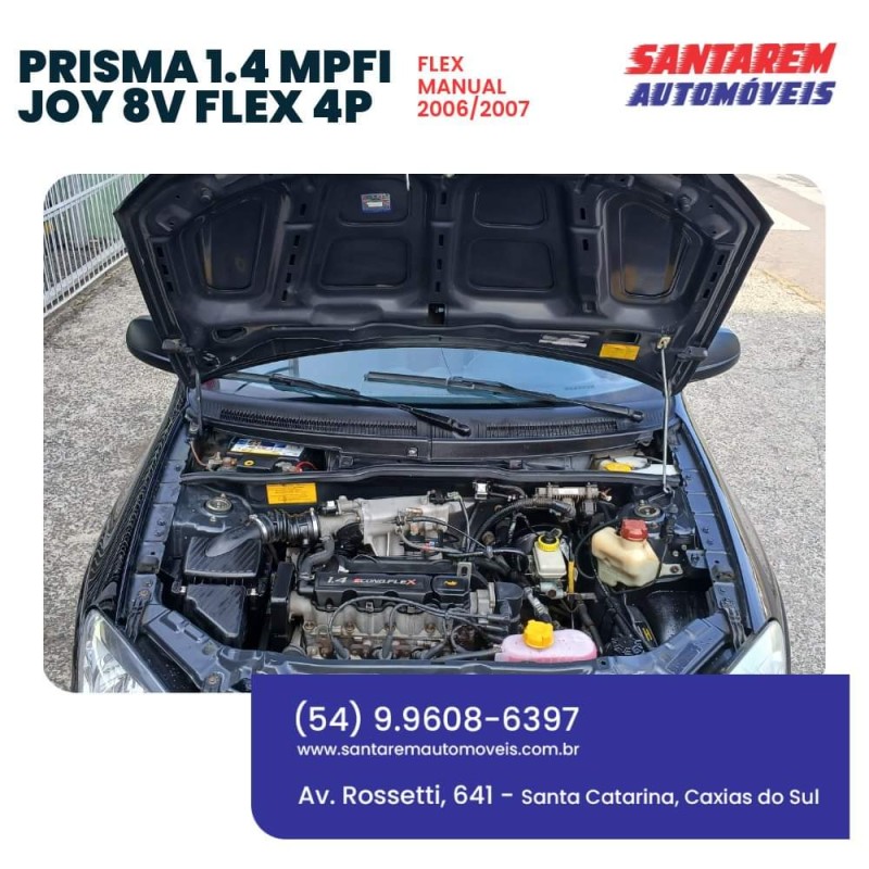 PRISMA 1.4 MPFI JOY 8V FLEX 4P MANUAL - 2007 - CAXIAS DO SUL