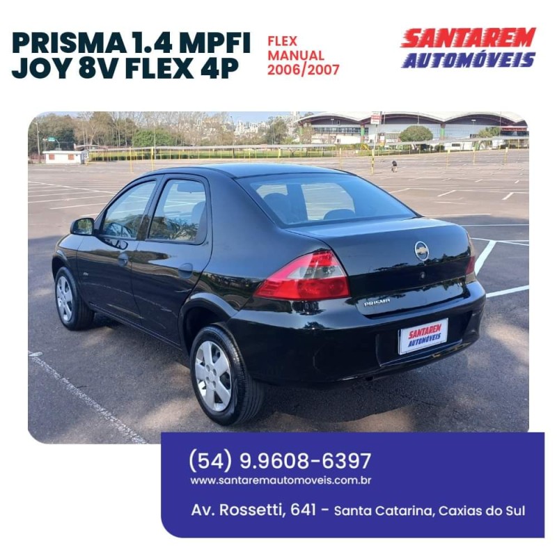 PRISMA 1.4 MPFI JOY 8V FLEX 4P MANUAL - 2007 - CAXIAS DO SUL