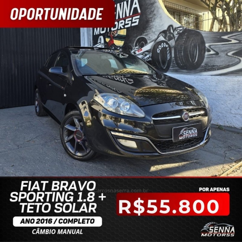 bravo 1.8 sporting 16v flex 4p manual 2016 caxias do sul