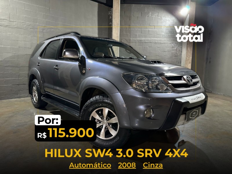 HILUX SW4 3.0 SRV 4X4 16V TURBO INTERCOOLER DIESEL 4P AUTOMÁTICO - 2008 - CAXIAS DO SUL