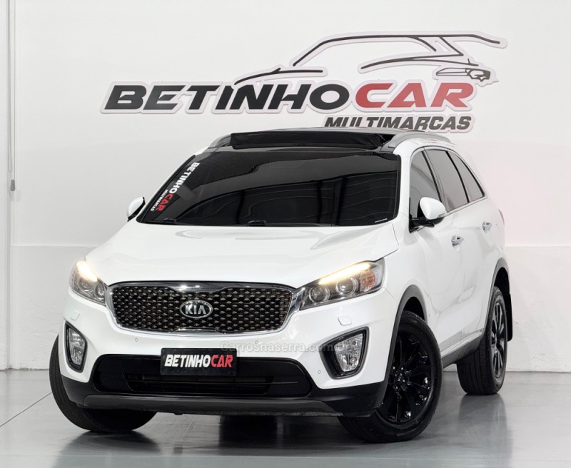 SORENTO 3.3 EX V6 24V GASOLINA 4P 7 LUGARES AUTOMATICO - 2016 - ESTâNCIA VELHA