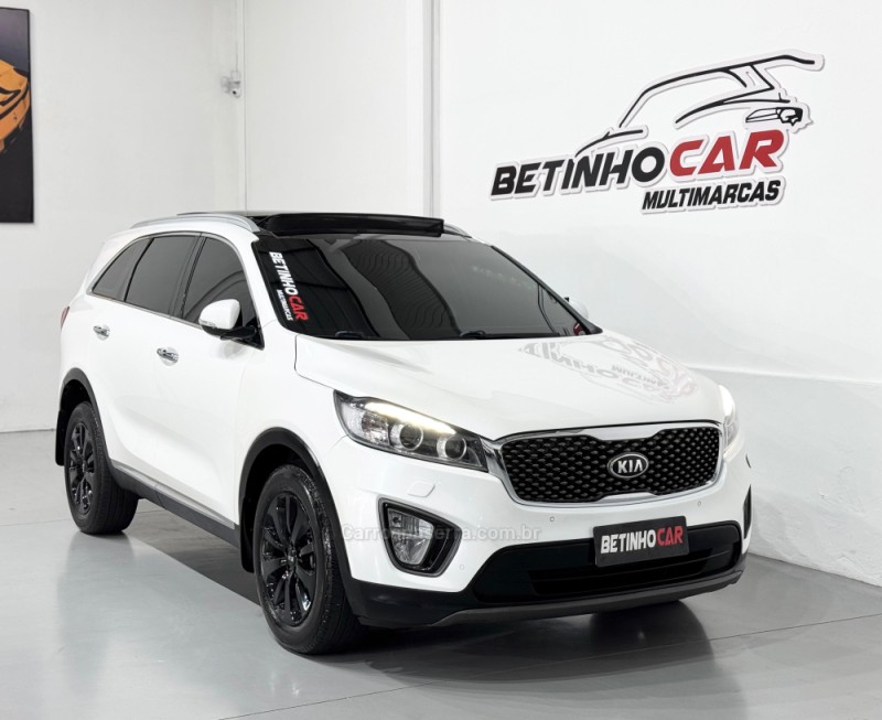 SORENTO 3.3 EX V6 24V GASOLINA 4P 7 LUGARES AUTOMATICO - 2016 - ESTâNCIA VELHA