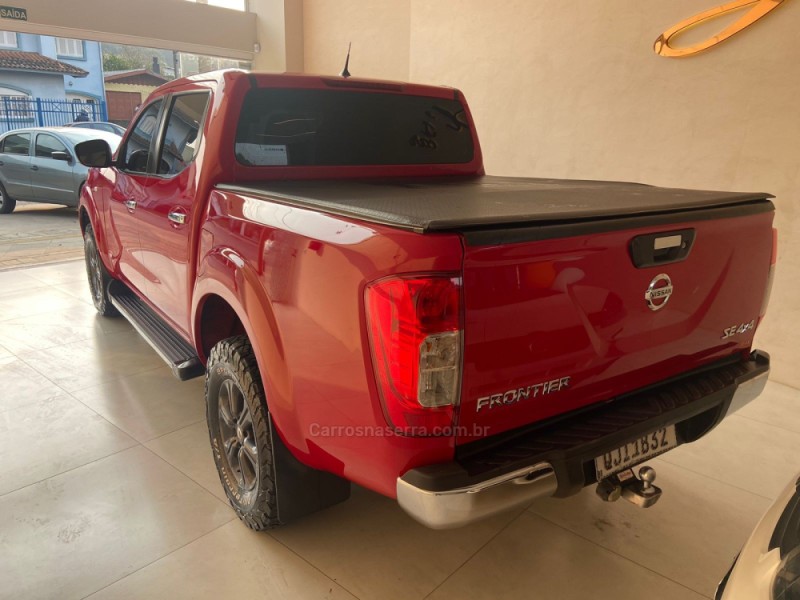 FRONTIER 2.5 SE 4X4 CD TURBO ELETRONIC DIESEL 4P AUTOMÁTICO - 2018 - CANELA