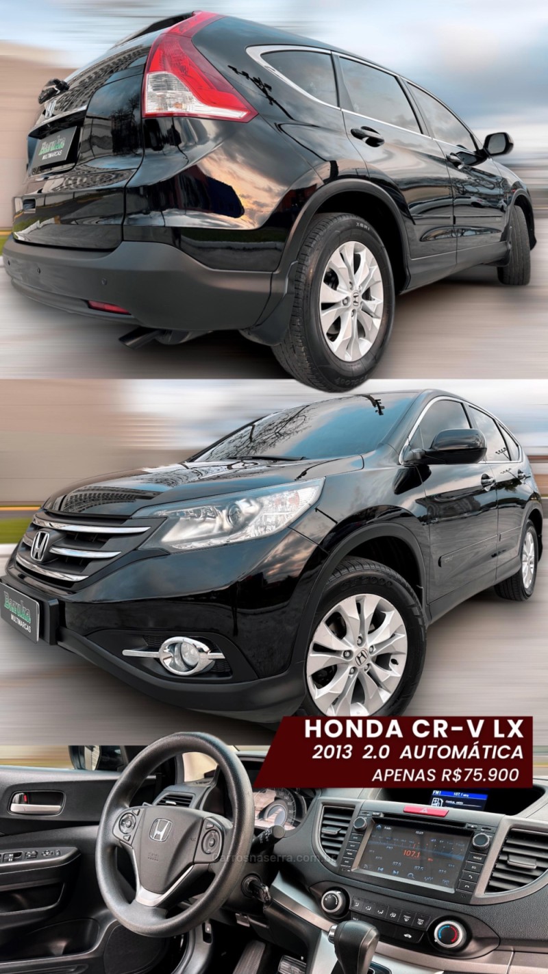 CRV 2.0 LX 4X2 16V FLEX 4P AUTOMÁTICO - 2013 - NOVO HAMBURGO