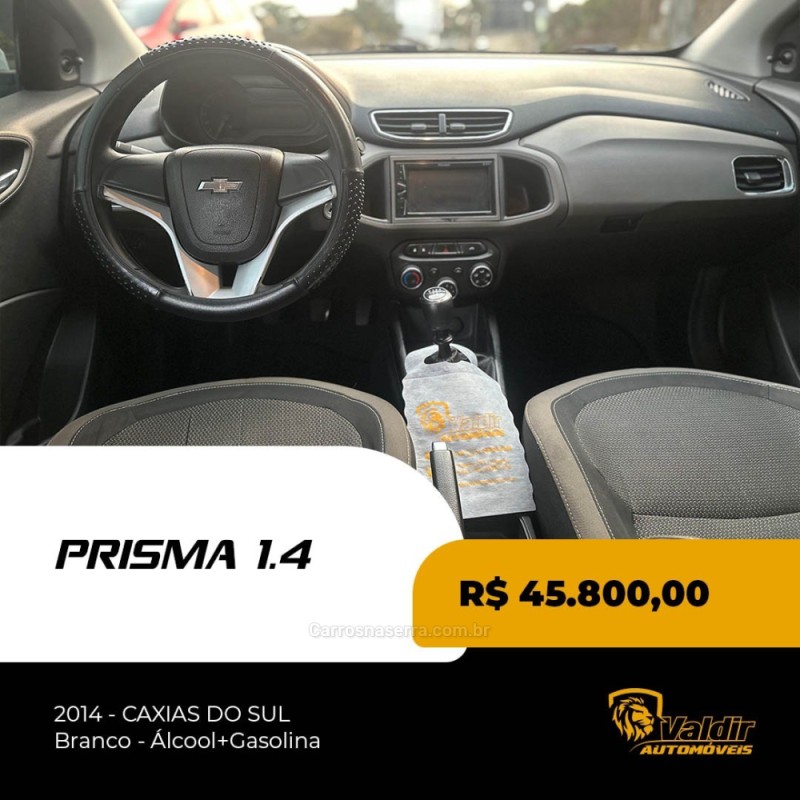 PRISMA 1.4 MPFI LT 8V FLEX 4P MANUAL - 2014 - CAXIAS DO SUL