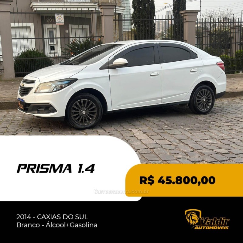 PRISMA 1.4 MPFI LT 8V FLEX 4P MANUAL - 2014 - CAXIAS DO SUL