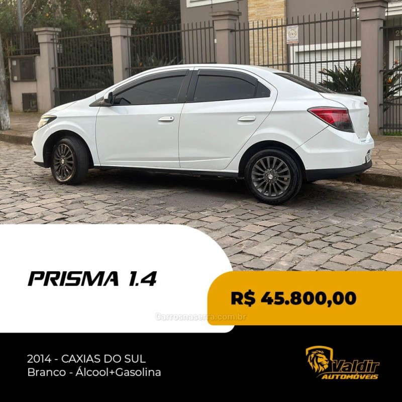 PRISMA 1.4 MPFI LT 8V FLEX 4P MANUAL - 2014 - CAXIAS DO SUL