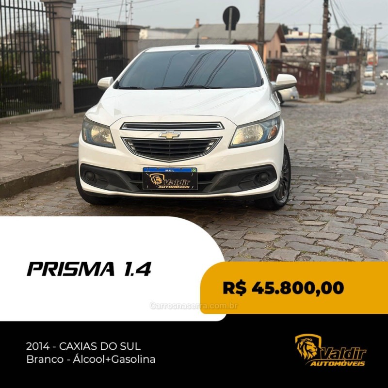 PRISMA 1.4 MPFI LT 8V FLEX 4P MANUAL - 2014 - CAXIAS DO SUL