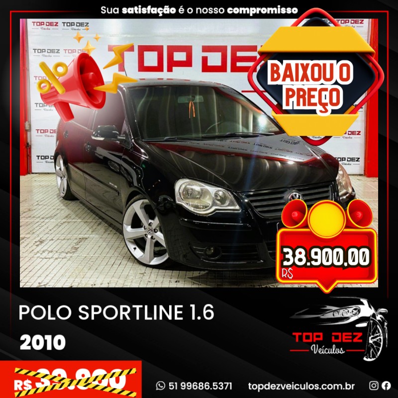 POLO 1.6 MI SPORTLINE 8V FLEX 4P MANUAL