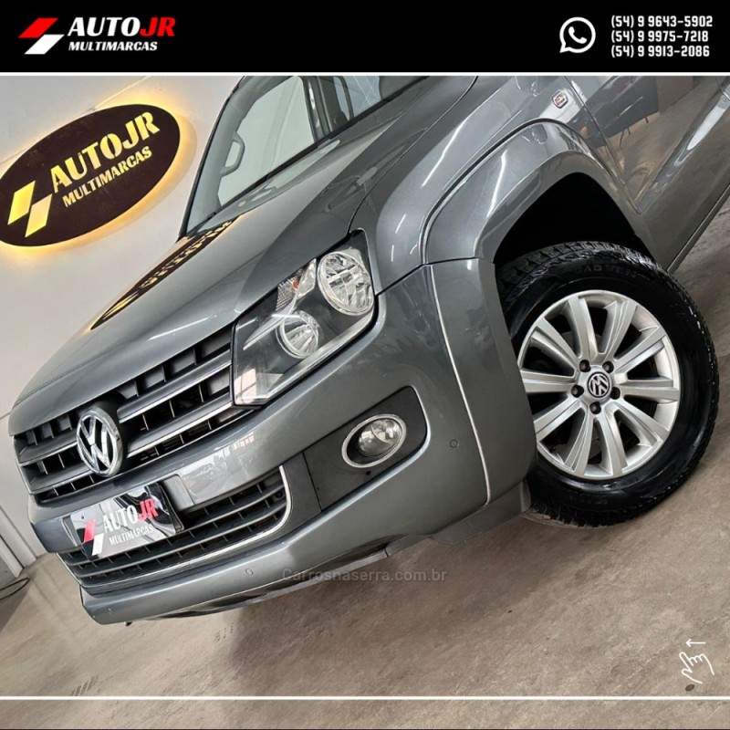 AMAROK 2.0 HIGHLINE 4X4 CD 16V TURBO INTERCOOLER DIESEL 4P AUTOMÁTICO - 2013 - VACARIA