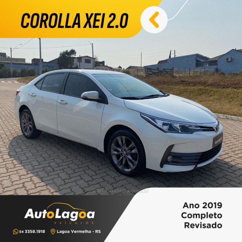 COROLLA 2.0 XEI 16V FLEX 4P AUTOMÁTICO - 2019 - LAGOA VERMELHA