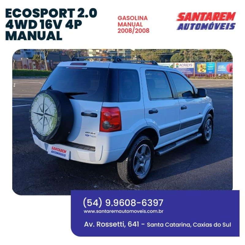 ECOSPORT 2.0 4WD 16V GASOLINA 4P MANUAL - 2008 - CAXIAS DO SUL