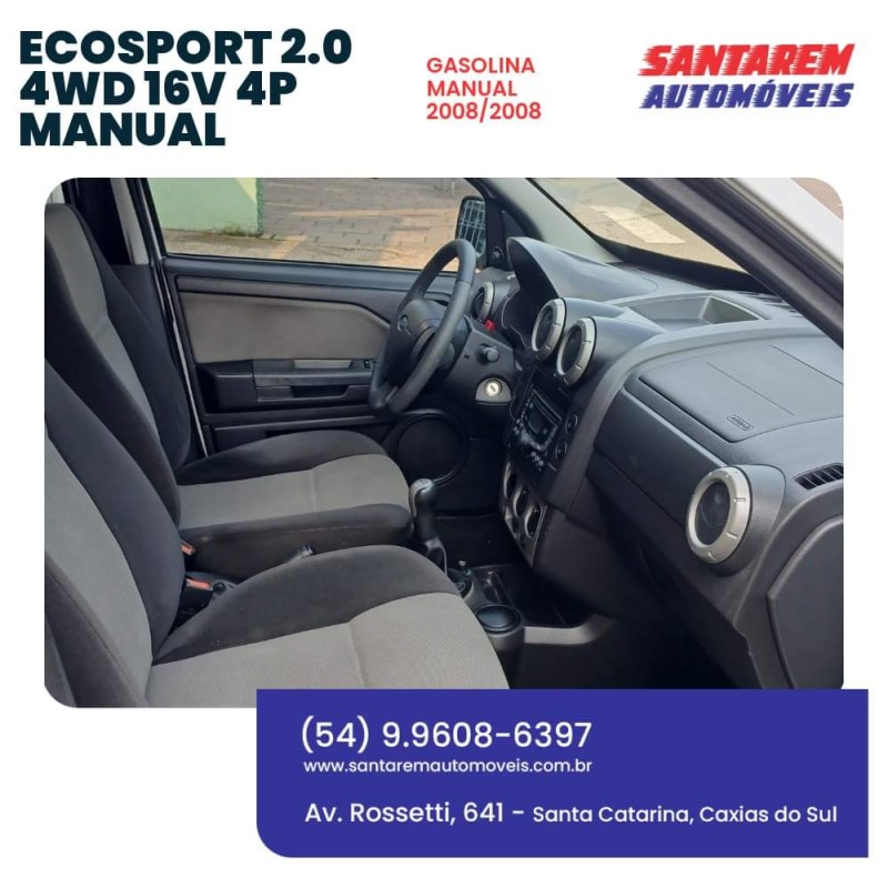 ECOSPORT 2.0 4WD 16V GASOLINA 4P MANUAL - 2008 - CAXIAS DO SUL