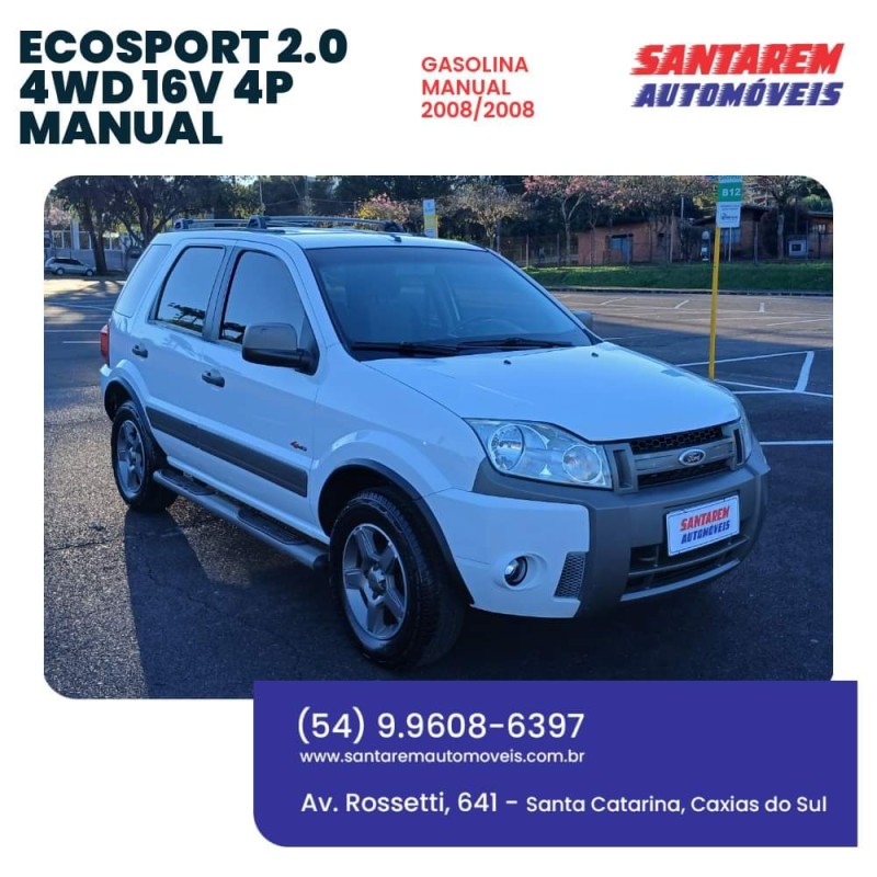 ECOSPORT 2.0 4WD 16V GASOLINA 4P MANUAL - 2008 - CAXIAS DO SUL