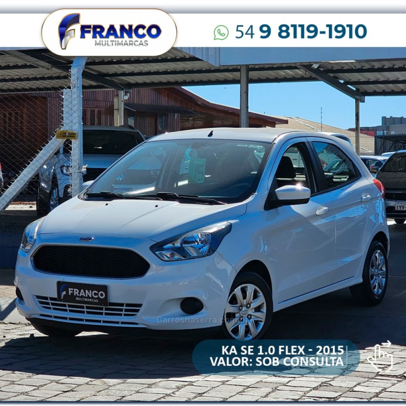 KA 1.0 SE PLUS 12V FLEX 4P MANUAL - 2015 - VACARIA