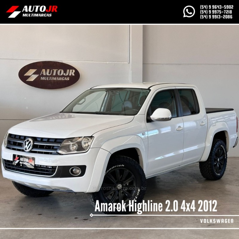 AMAROK 2.0 HIGHLINE 4X4 CD 16V TURBO INTERCOOLER DIESEL 4P AUTOMÁTICO - 2012 - VACARIA