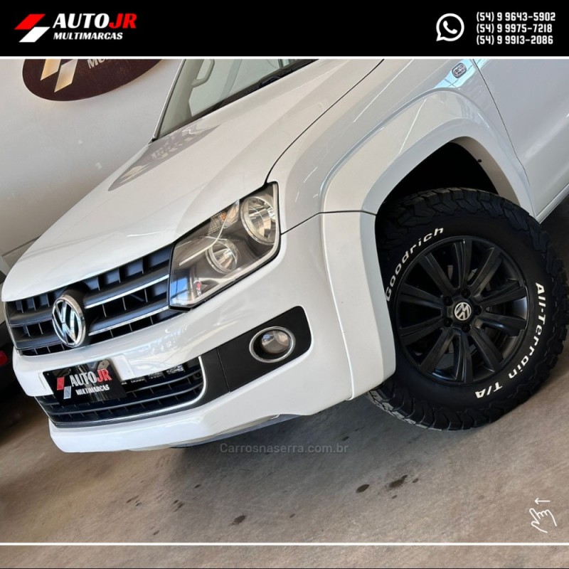 AMAROK 2.0 HIGHLINE 4X4 CD 16V TURBO INTERCOOLER DIESEL 4P AUTOMÁTICO - 2012 - VACARIA