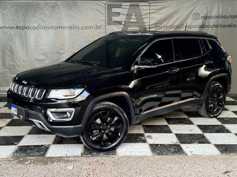 compass 2.0 16v diesel limited 4x4 automatico 2018 nova prata