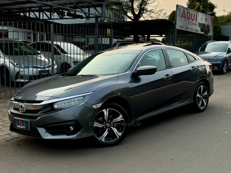 CIVIC 1.5 16V TOURING TURBO GASOLINA 4P AUTOMÁTICO - 2017 - NOVA PRATA