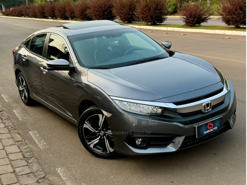 CIVIC 1.5 16V TOURING TURBO GASOLINA 4P AUTOMÁTICO - 2017 - NOVA PRATA