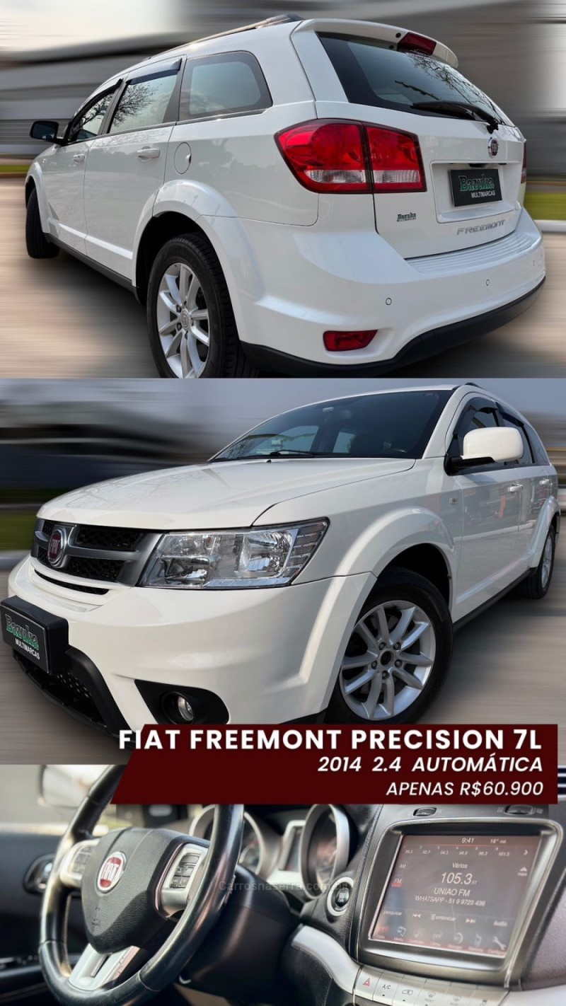 FREEMONT 2.4 PRECISION 16V GASOLINA 4P AUTOMÁTICO - 2014 - NOVO HAMBURGO