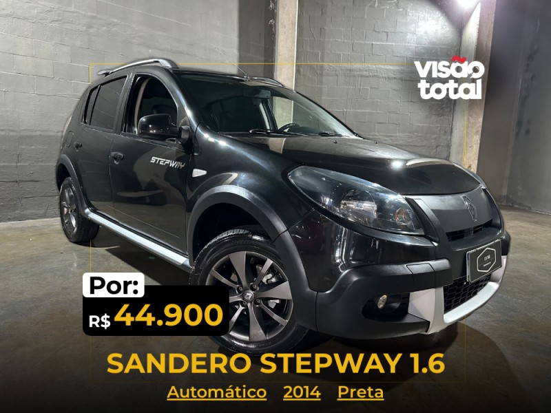 SANDERO 1.6 STEPWAY 16V FLEX 4P AUTOMÁTICO - 2014 - CAXIAS DO SUL