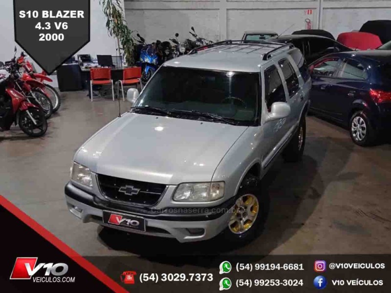 BLAZER 4.3 SFI DLX 4X2 V6 12V GASOLINA 4P MANUAL - 2000 - CAXIAS DO SUL