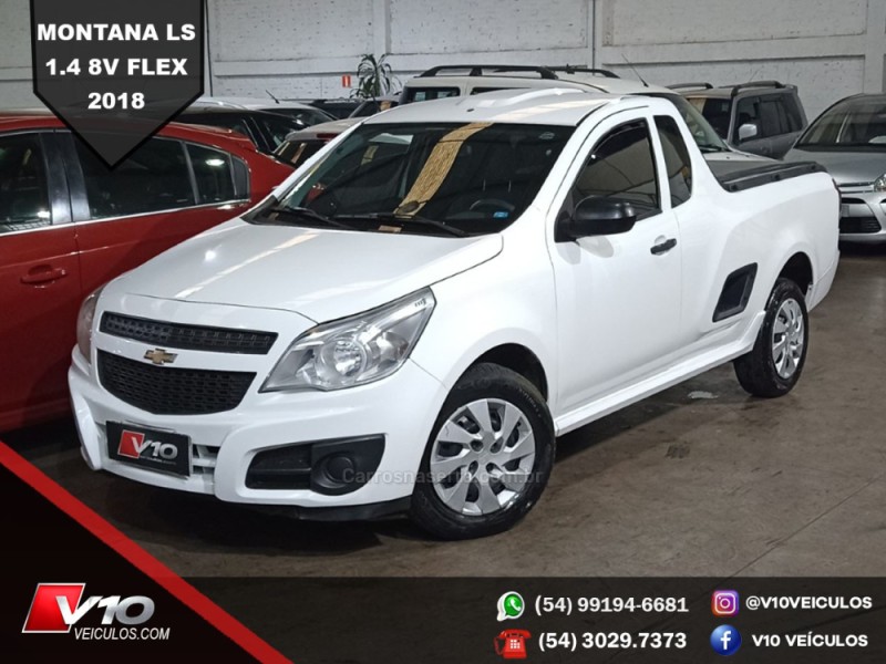 MONTANA 1.4 MPFI LS CS 8V FLEX 2P MANUAL - 2018 - CAXIAS DO SUL