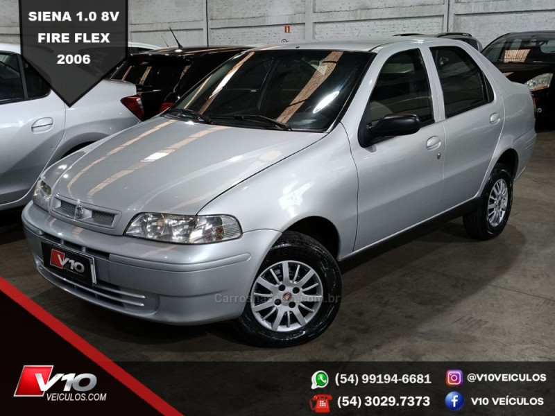 SIENA 1.0 MPI FIRE 8V FLEX 4P MANUAL - 2006 - CAXIAS DO SUL