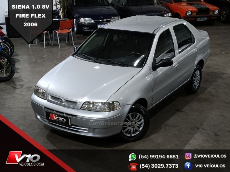 SIENA 1.0 MPI FIRE 8V FLEX 4P MANUAL - 2006 - CAXIAS DO SUL