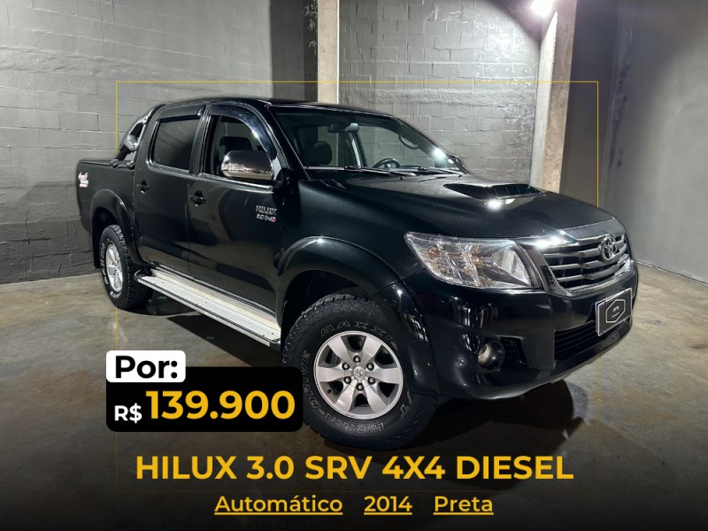 HILUX 3.0 SRV 4X4 CD 16V TURBO INTERCOOLER DIESEL 4P AUTOMÁTICO