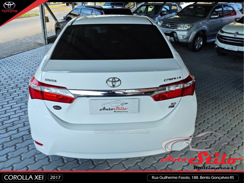 COROLLA 2.0 XEI 16V FLEX 4P AUTOMÁTICO - 2017 - BENTO GONçALVES