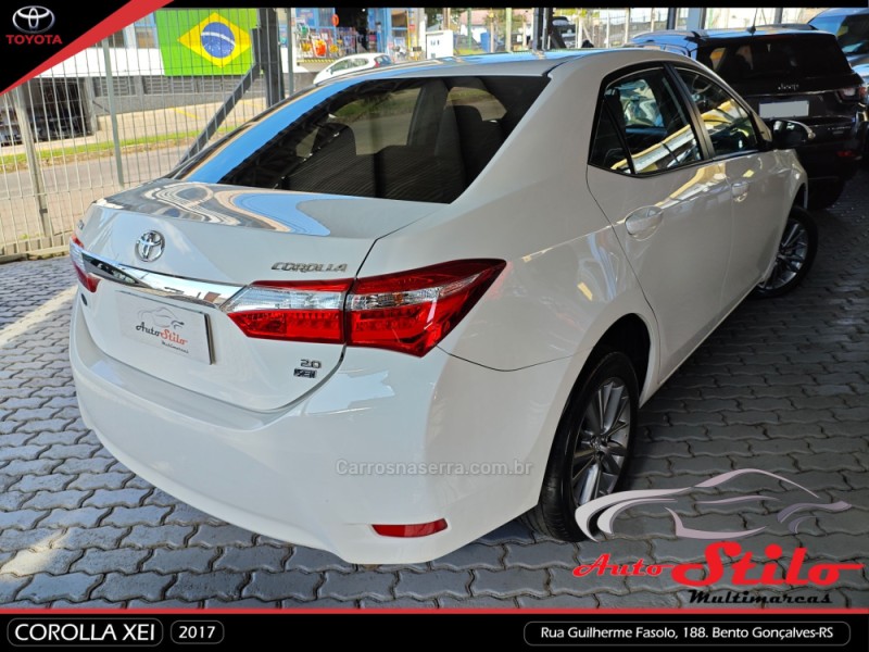 COROLLA 2.0 XEI 16V FLEX 4P AUTOMÁTICO - 2017 - BENTO GONçALVES