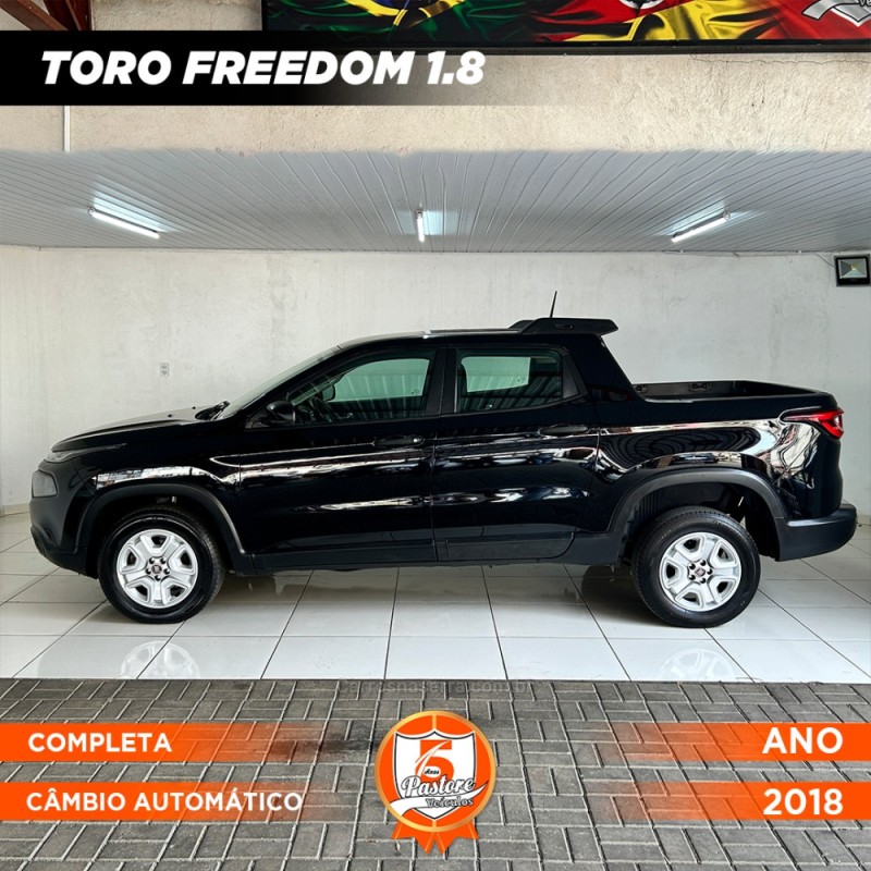 TORO 1.8 16V EVO FLEX FREEDOM AUTOMÁTICO - 2018 - VACARIA