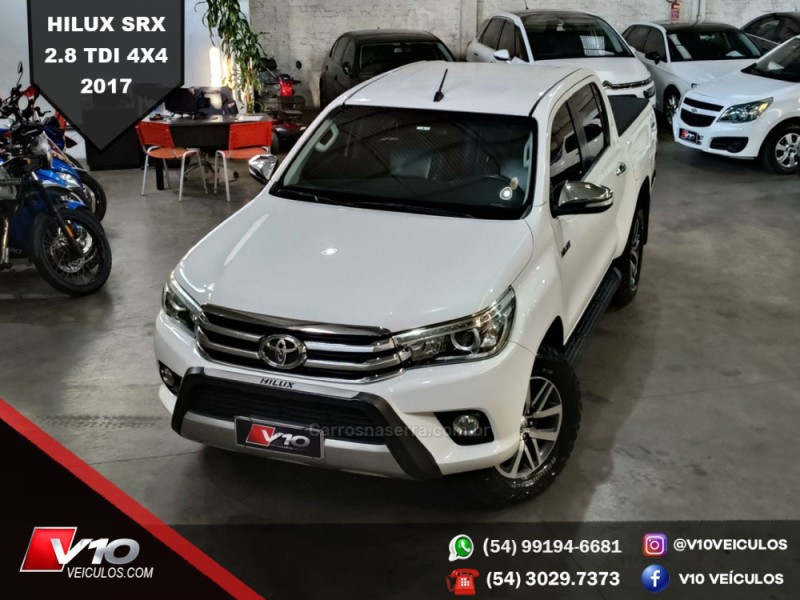 HILUX 2.8 SRX PLUS 4X4 CD TURBO DIESEL 4P AUTOMÁTICO - 2017 - CAXIAS DO SUL