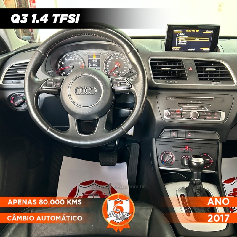 Q3 1.4 TFSI S TRONIC 16V GASOLINA 4P AUTOMATICO - 2017 - VACARIA