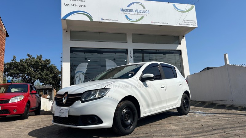 sandero 1.0 authentique 8v flex 4p manual 2015 gravatai