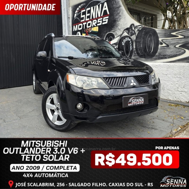 outlander 3.0 4x4 v6 24v gasolina 4p automatico 2009 caxias do sul