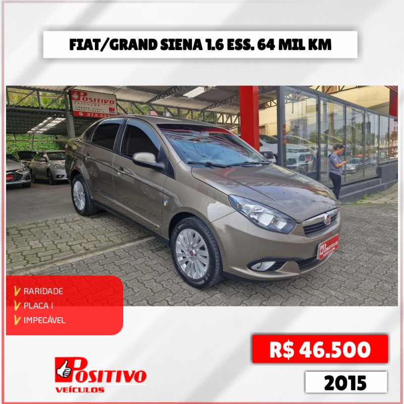 GRAND SIENA 1.6 MPI ESSENCE 16V FLEX 4P MANUAL - 2015 - CAXIAS DO SUL