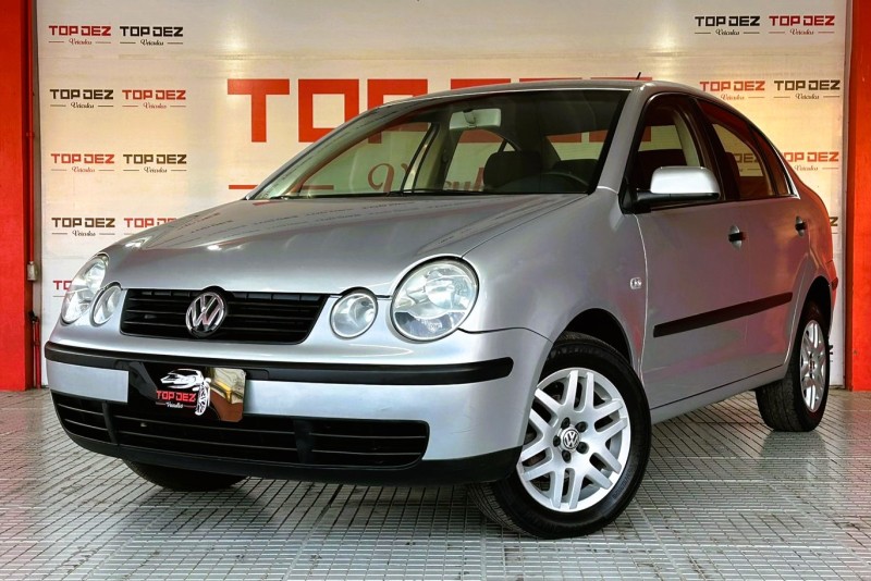 POLO SEDAN 1.6 MI COMFORTLINE 8V FLEX 4P MANUAL - 2003 - SãO SEBASTIãO DO CAí