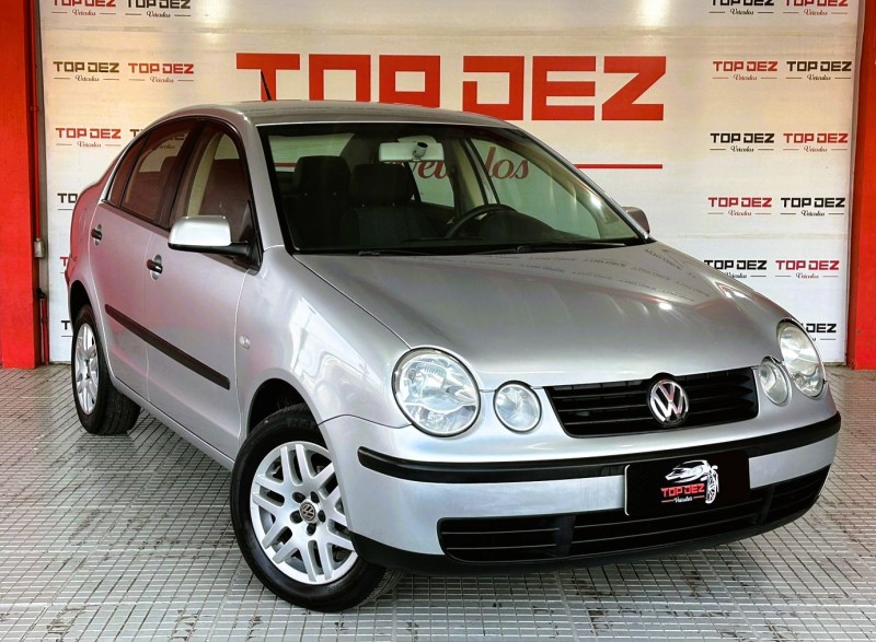 POLO SEDAN 1.6 MI COMFORTLINE 8V FLEX 4P MANUAL - 2003 - SãO SEBASTIãO DO CAí