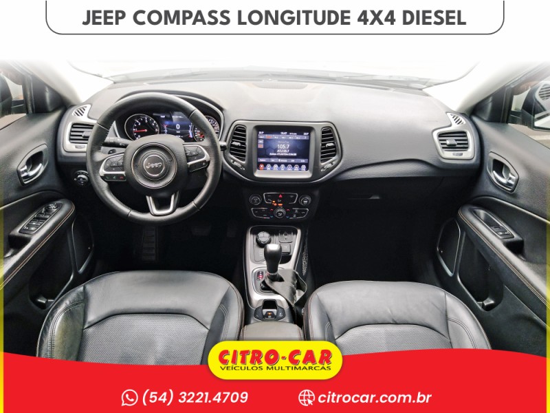 COMPASS 2.0 16V DIESEL LONGITUDE 4X4 AUTOMÁTICO - 2020 - CAXIAS DO SUL