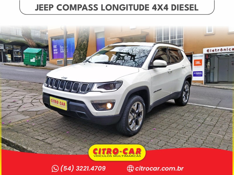 COMPASS 2.0 16V DIESEL LONGITUDE 4X4 AUTOMÁTICO - 2020 - CAXIAS DO SUL