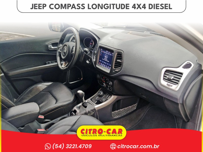 COMPASS 2.0 16V DIESEL LONGITUDE 4X4 AUTOMÁTICO - 2020 - CAXIAS DO SUL